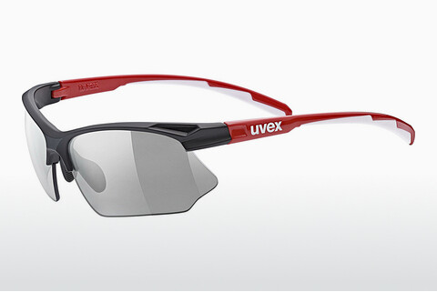 Aurinkolasit UVEX SPORTS sportstyle 802 V black red white