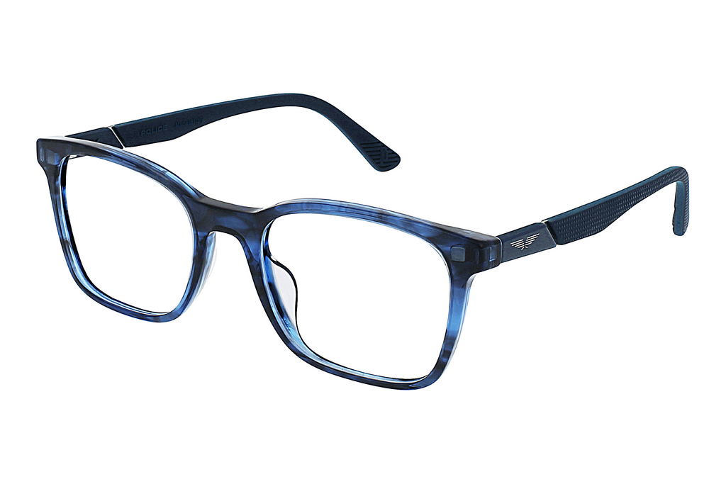 Police   VPLD99 09N4 SHINY STRIPED BLUE