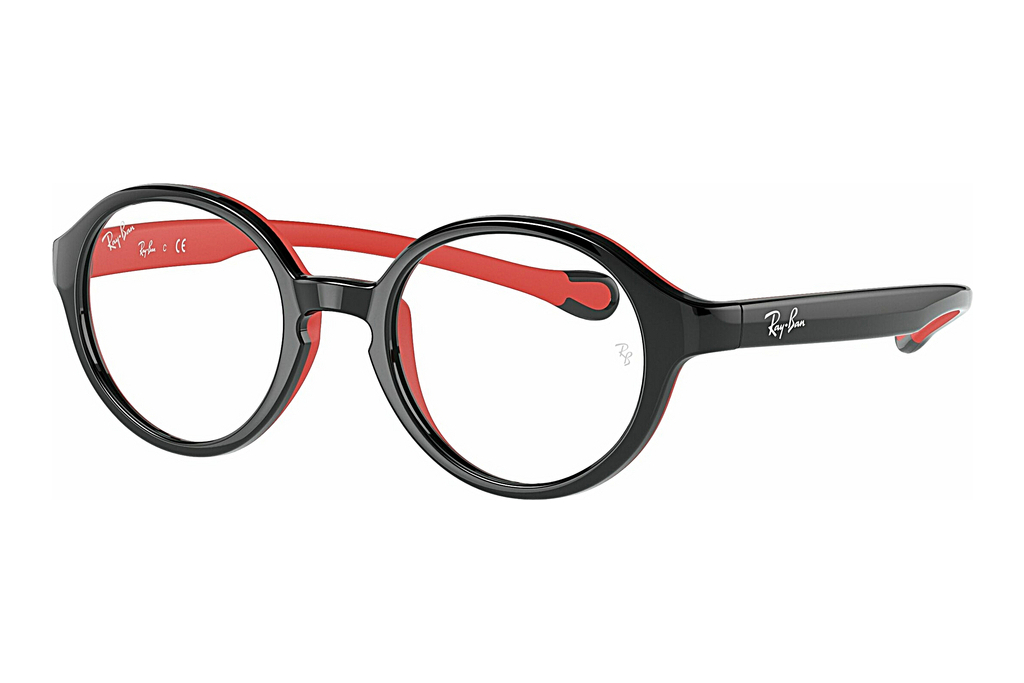 Ray-Ban Junior   RY9075V 3876 Black On Red