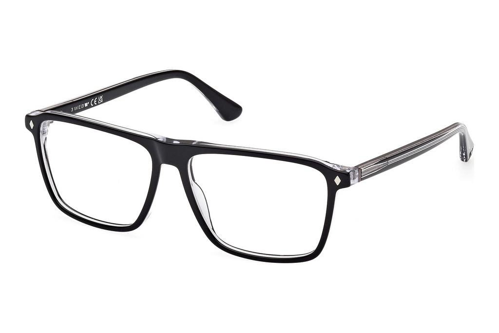 Web Eyewear   WE5442 001 Schwarz/Kristall