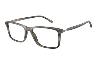 Giorgio Armani AR7261 6166 Matte Stripped Grey