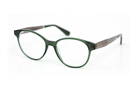 Silmälasit/lasit Wood Fellas Haldenwang (10972 grey oak/crystal green)