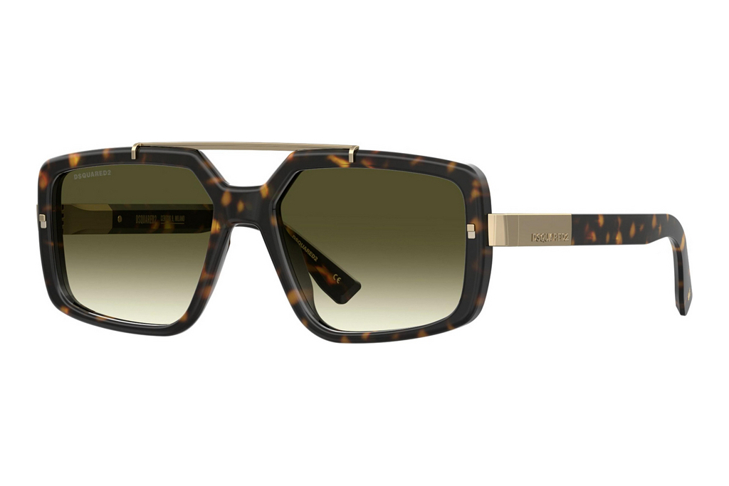 Dsquared2   D2 0120/S 086/9K GREEN SHADEDHAVANNA