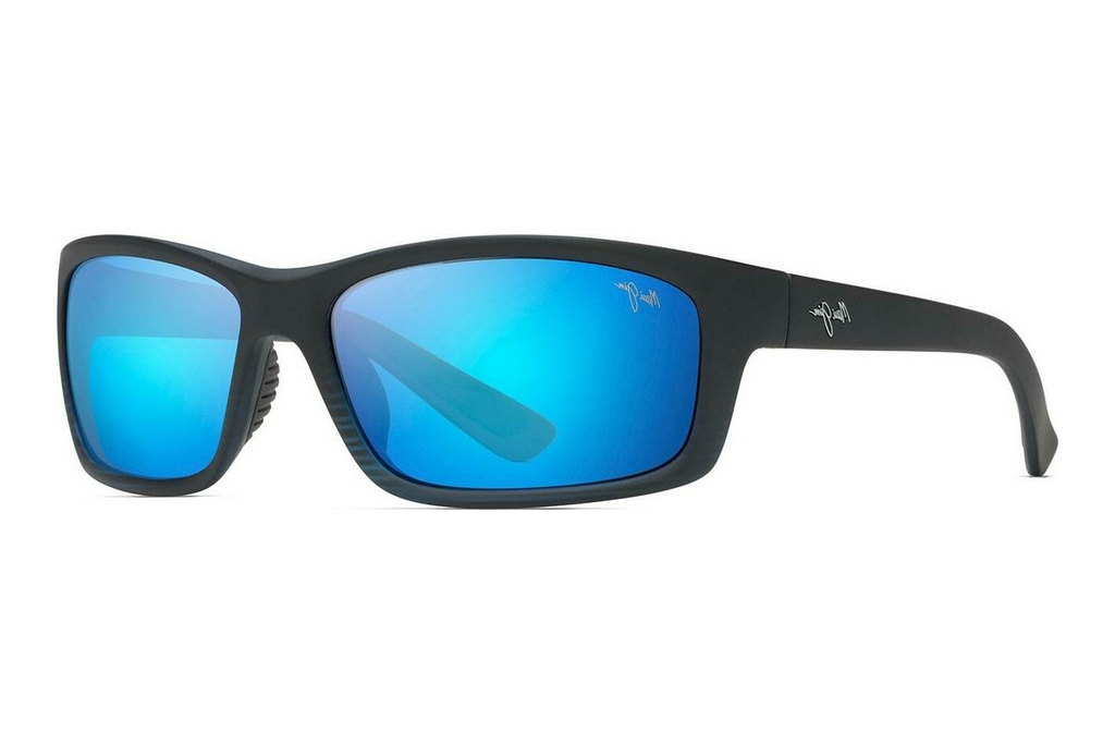 Maui Jim   Kanaio Coast B766-08C Blue HawaiiMatte Trans. Blue Black Stripe