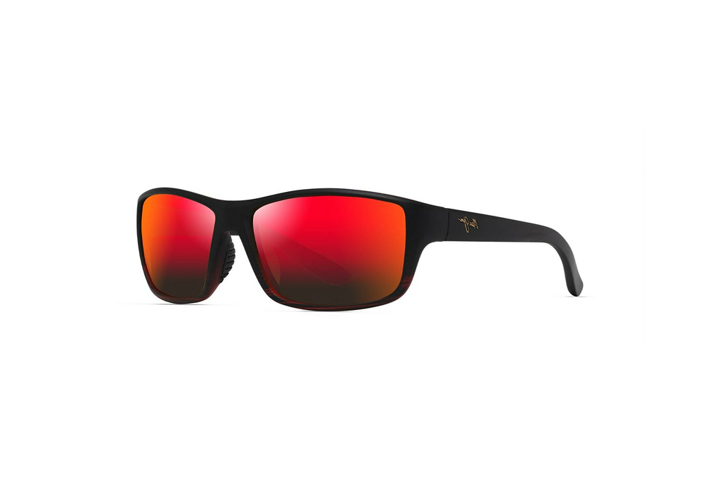 Maui Jim   Palakiko RM851-04 Hawaii Lava ™Red Stripe w/Black Fade