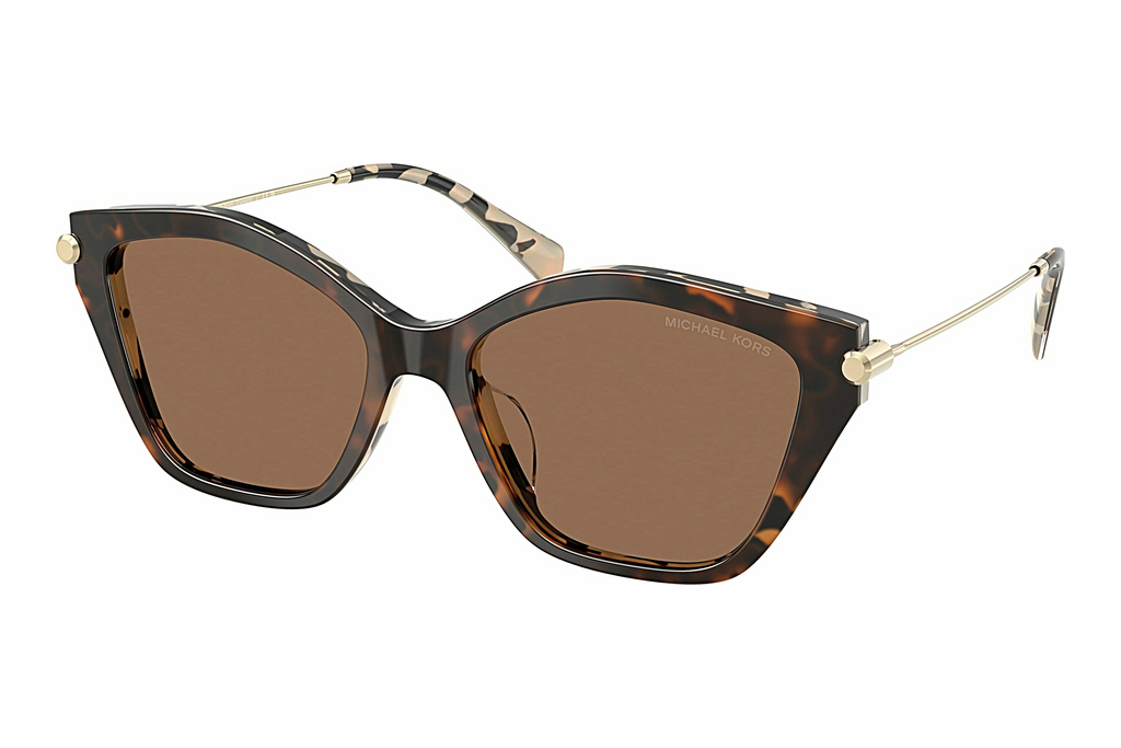 Michael Kors   MK2246U 395173 Brown SolidDark/Cream Tortoise