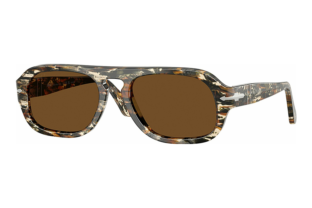 Persol   PO3369S 122157 Brown PolarAmber Brown/Pirate Black