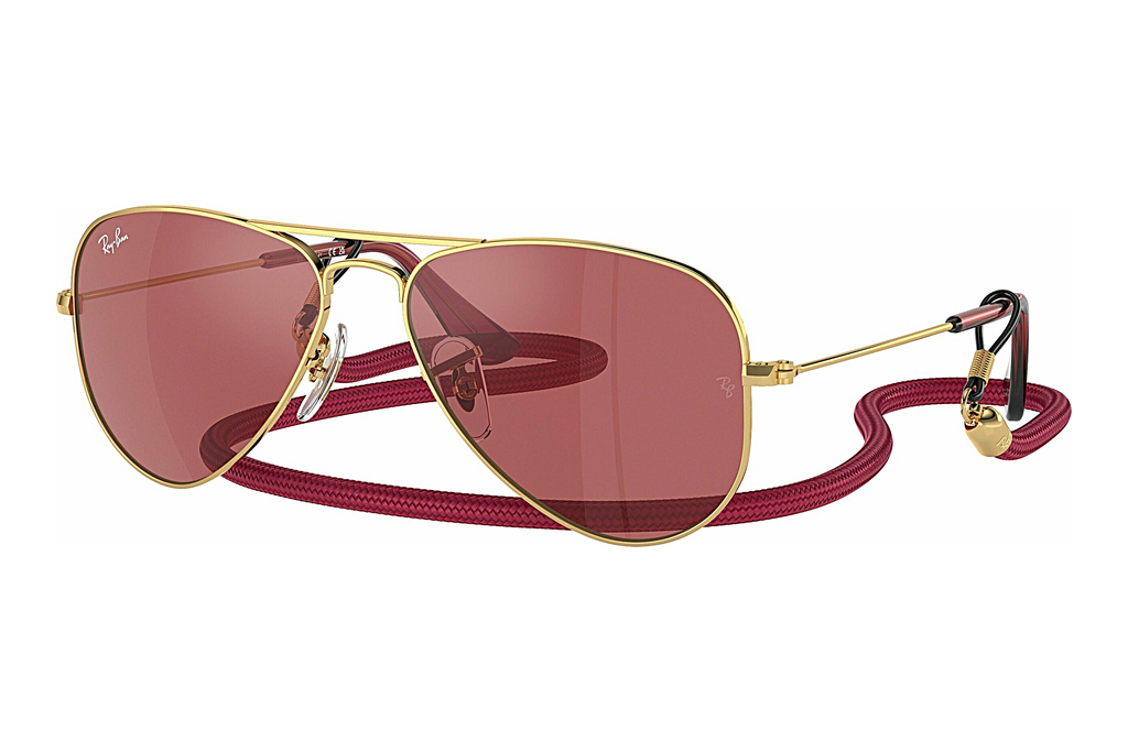 Ray-Ban Kids   RJ9506S 223/B5 Red Hiper 8 MirrorArista Gold