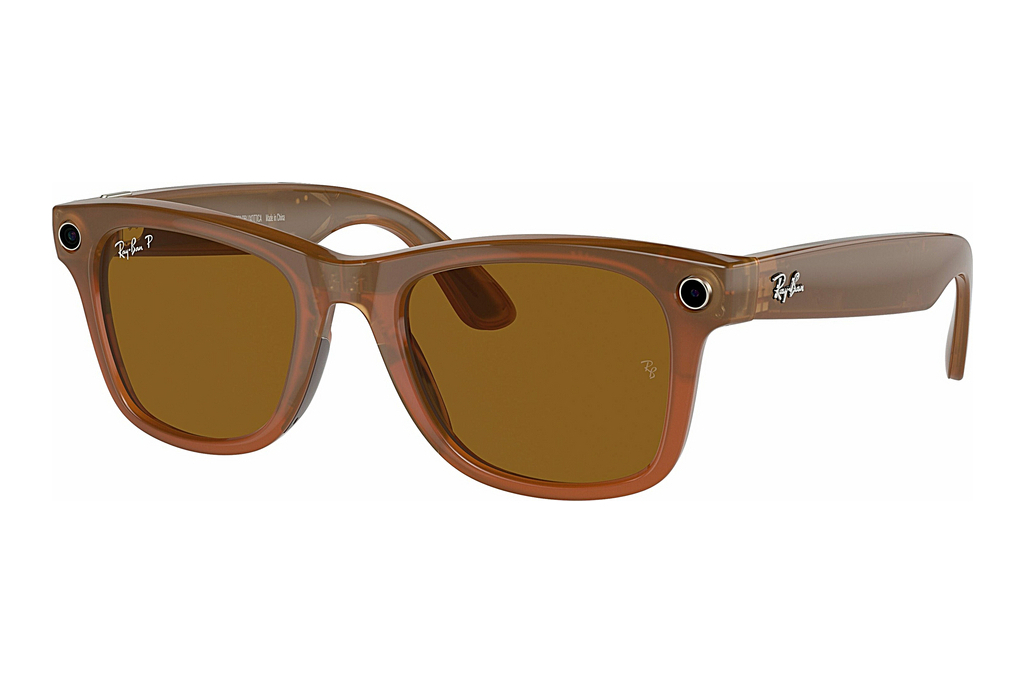 Ray-Ban Meta   RW4008 670683 Polar BrownShiny Caramel