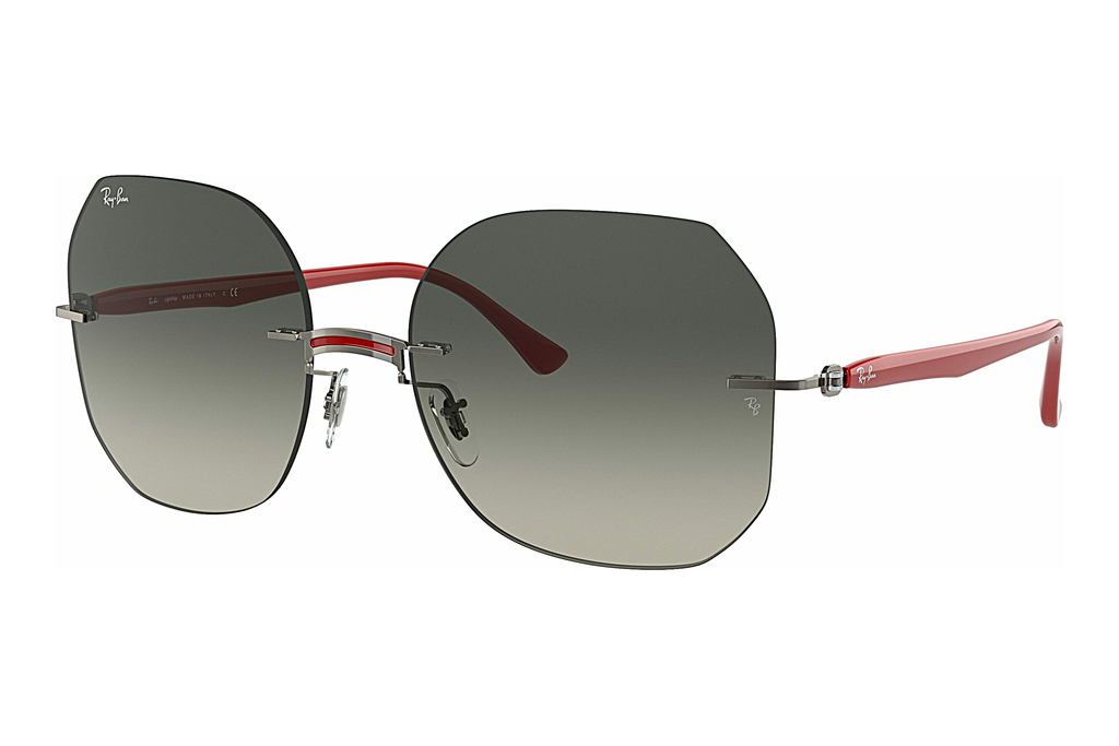 Ray-Ban   RB8067 004/11 GREY GRADIENT DARK GREYRED ON GUN METAL