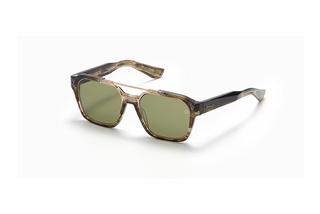 Akoni Eyewear AKS-509 C Dark Olive - ARGreen Tortoise Swirl - Brushed White Gold w/Dark Olive - AR