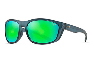 Maui Jim Nuu Landing GM869-03 MAUIGreen®Matte Teal w/Aquamarine Rubber