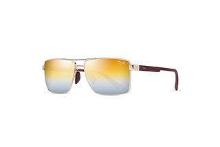 Maui Jim Piha DGS621-16 Dual Mirror Gold to SilverShiny Gold w/Burgundy