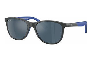 Ray-Ban Kids RJ9077S 715155 Dark Blue Mirror BlueGrey On Rubber Blue