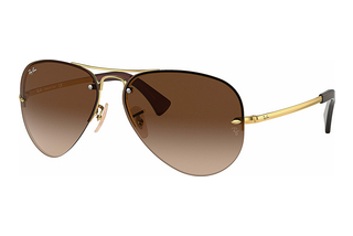 Ray-Ban RB3449 001/13 Brown GradientGold