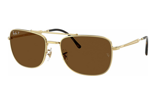 Ray-Ban RB3755 001/57 Polar BrownArista Gold