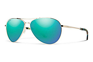 Smith LANGLEY 2 J5G/QG BLUE MIRROR POLARIZED HIGH CONTRASTGOLD