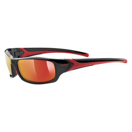 Aurinkolasit UVEX SPORTS sportstyle 211 black-red